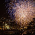 Fireworks over Bath city